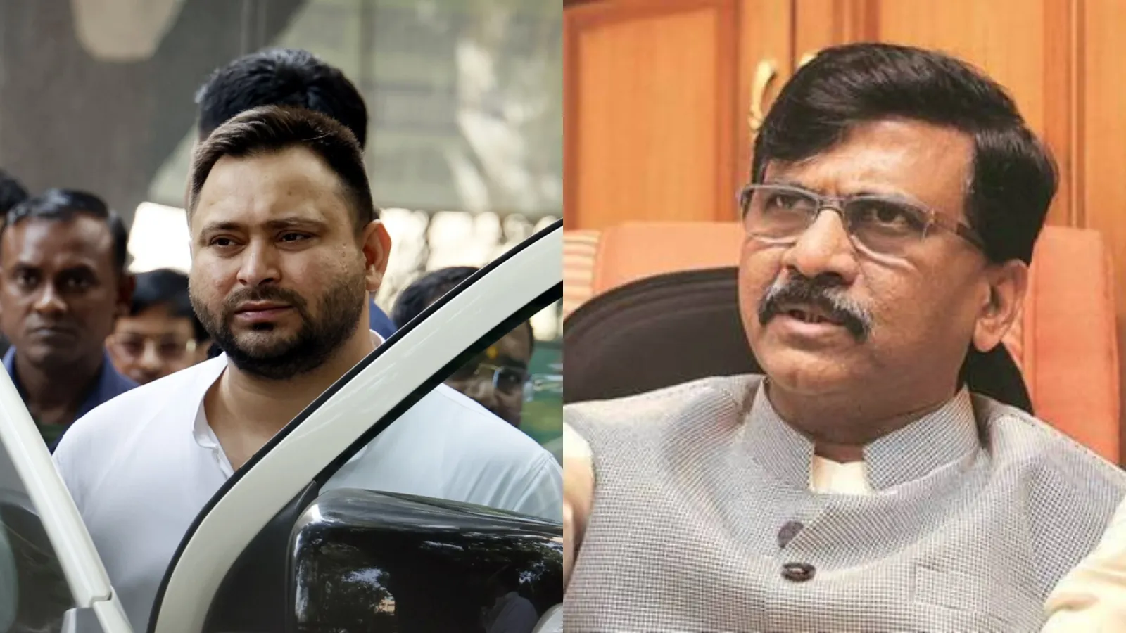 Allies Tejashwi, Raut back Rahul