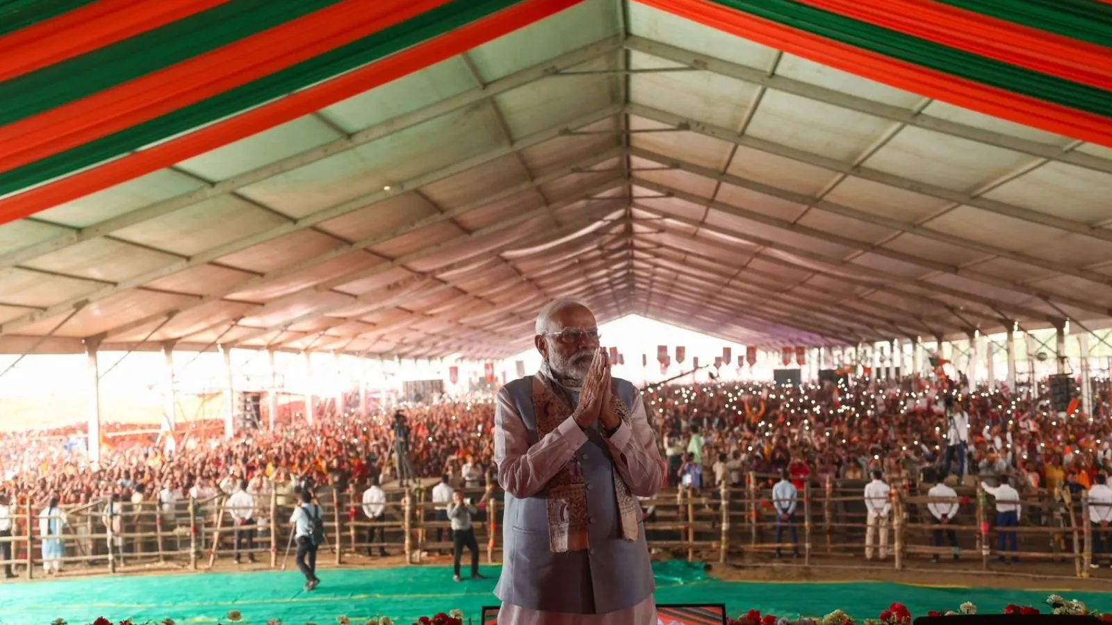 Last day of campaigning for Bihar first phase | PM addresses women workers, says confident of NDA’s record victory